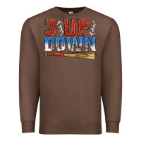 Chestnut 3 up 3 down baseball Premium Sweatshirt - texasbilliewilder