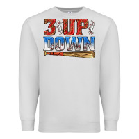 Dove Grey 3 up 3 down baseball Premium Sweatshirt - texasbilliewilder
