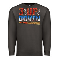 Smoke 3 up 3 down baseball Premium Sweatshirt - texasbilliewilder