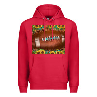 Cardinal football leopard turquoise sunflower Premium Hoodie - JahusDesignShop