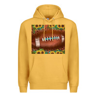 Mustard football leopard turquoise sunflower Premium Hoodie - JahusDesignShop