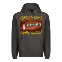 Smoke football leopard turquoise sunflower Premium Hoodie - JahusDesignShop