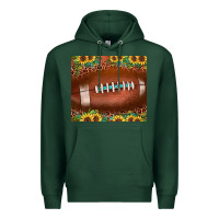 Sports Green football leopard turquoise sunflower Premium Hoodie - JahusDesignShop