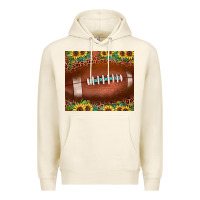 Tofu football leopard turquoise sunflower Premium Hoodie - JahusDesignShop