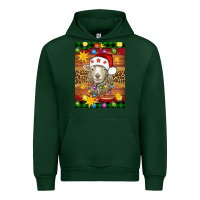 Forest Green Christmas sheep air freshener Urban Hoodie - Artiststas