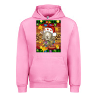 Fuchsia Pink Christmas sheep air freshener Urban Hoodie - Artiststas
