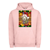Pigment Salmon Christmas sheep air freshener Urban Hoodie - Artiststas