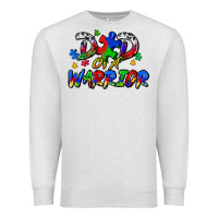 Dad Of A Warrior Premium Sweatshirt | Teevron