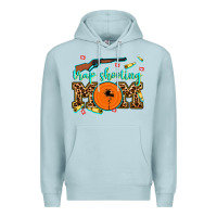 Blue Mist trap shooting mom Premium Hoodie - AdoDesignShop
