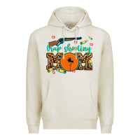 Oatmeal Heather trap shooting mom Premium Hoodie - AdoDesignShop