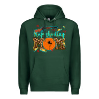 Sports Green trap shooting mom Premium Hoodie - AdoDesignShop