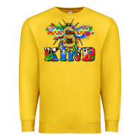Lemon bee kind autism Premium Sweatshirt - Zillion Design Studio