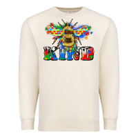 Sandshell bee kind autism Premium Sweatshirt - Zillion Design Studio