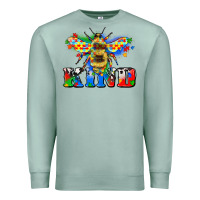 Seafoam bee kind autism Premium Sweatshirt - Zillion Design Studio