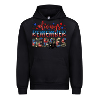 Black always remember heroes Urban Hoodie - JahusDesignShop