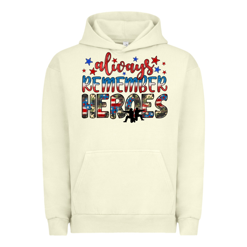 Always Remember Heroes Urban Hoodie by JahusDesignShop | Teevron