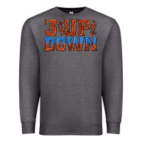 Charcoal Heather 3 up 3 down basketball Premium Sweatshirt - texasbilliewilder