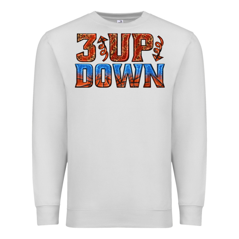 3 Up 3 Down Basketball Premium Sweatshirt by texasbilliewilder | Teevron