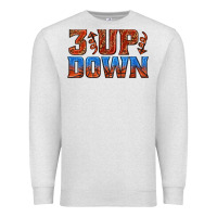 Oatmeal Heather 3 up 3 down basketball Premium Sweatshirt - texasbilliewilder