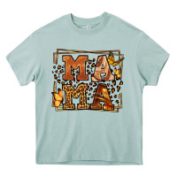 Arona Melanin leopard frame mama Mother's Day Heavy Core Tee - LillyAllenDesigns