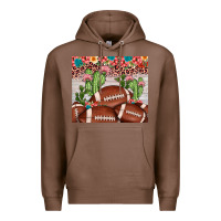 Chestnut football leopard cactus Premium Hoodie - JahusDesignShop