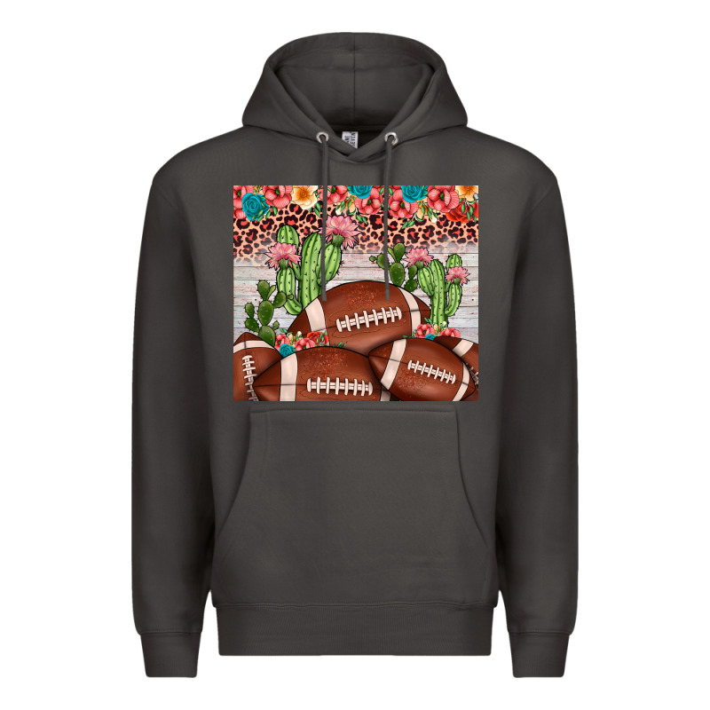 Football Leopard Cactus Premium Hoodie by JahusDesignShop | Teevron