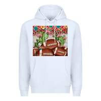 White football leopard cactus Premium Hoodie - JahusDesignShop