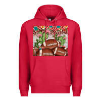 Cardinal football leopard cactus Premium Hoodie - JahusDesignShop