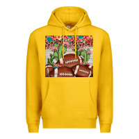 Lemon football leopard cactus Premium Hoodie - JahusDesignShop