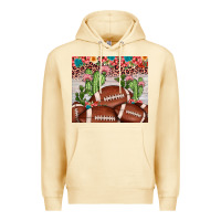 Pina Colada football leopard cactus Premium Hoodie - JahusDesignShop
