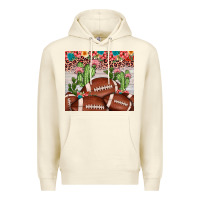 Sandshell football leopard cactus Premium Hoodie - JahusDesignShop