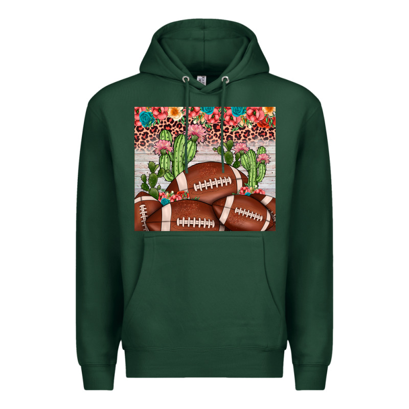 Football Leopard Cactus Premium Hoodie by JahusDesignShop | Teevron