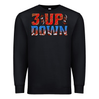 Black 3 up 3 down football Premium Sweatshirt - texasbilliewilder
