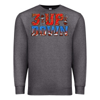 Charcoal Heather 3 up 3 down football Premium Sweatshirt - texasbilliewilder