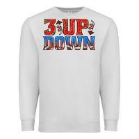 Dove Grey 3 up 3 down football Premium Sweatshirt - texasbilliewilder