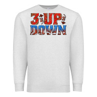 Oatmeal Heather 3 up 3 down football Premium Sweatshirt - texasbilliewilder