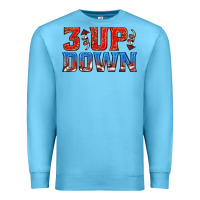 Ocean Blue 3 up 3 down football Premium Sweatshirt - texasbilliewilder