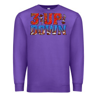 Purple 3 up 3 down football Premium Sweatshirt - texasbilliewilder