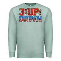 Seafoam 3 up 3 down football Premium Sweatshirt - texasbilliewilder