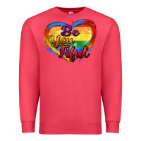 Cardinal be you tiful Premium Sweatshirt - Zillion Design Studio