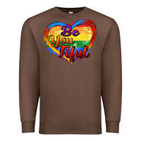 Chestnut be you tiful Premium Sweatshirt - Zillion Design Studio