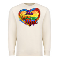 Sandshell be you tiful Premium Sweatshirt - Zillion Design Studio