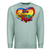 Seafoam be you tiful Premium Sweatshirt - Zillion Design Studio