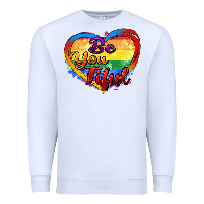Be You Tiful Premium Sweatshirt by Zillion Design Studio | Teevron