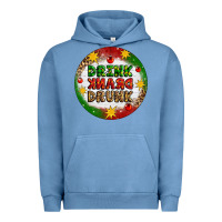Pigment Pebble Blue Drink Drank Drunk Urban Hoodie - Artiststas