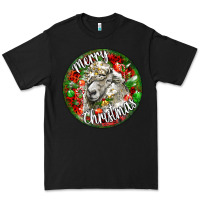 Black christmas lincoln sheep Premium Tee - LillyAllenDesigns