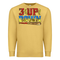 Antique Gold 3 up 3 down softball Premium Sweatshirt - texasbilliewilder