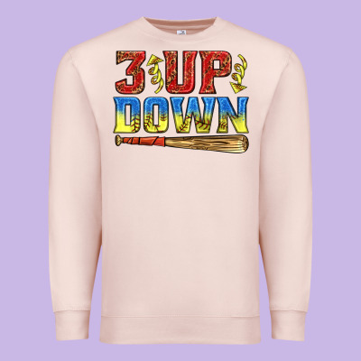 Premium Sweatshirt 3 up 3 down softball