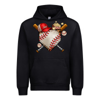 Black baseball Urban Hoodie - AdoDesignShop