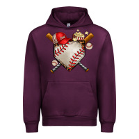 Mauve Wine baseball Urban Hoodie - AdoDesignShop